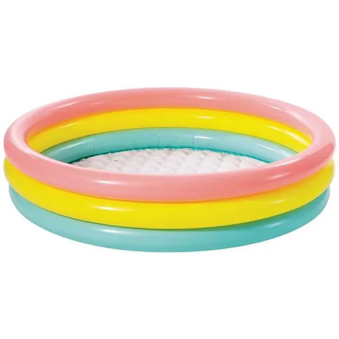 Басейн надувний дитячий Intex Веселка 147х33 см (28443433)