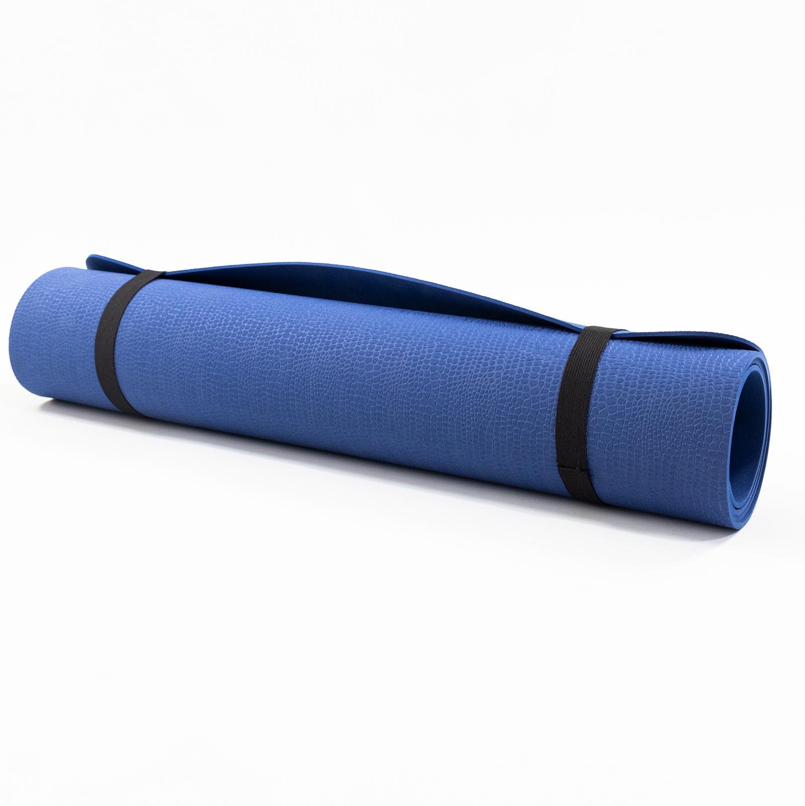 Коврик для йоги OSPORT Yoga Pro Micro 120х60 см Синий (OF-0243) - фото 6