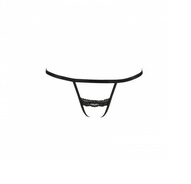 Трусики-стрепы Passion Exclusive SHELLY THONG L/XL Black