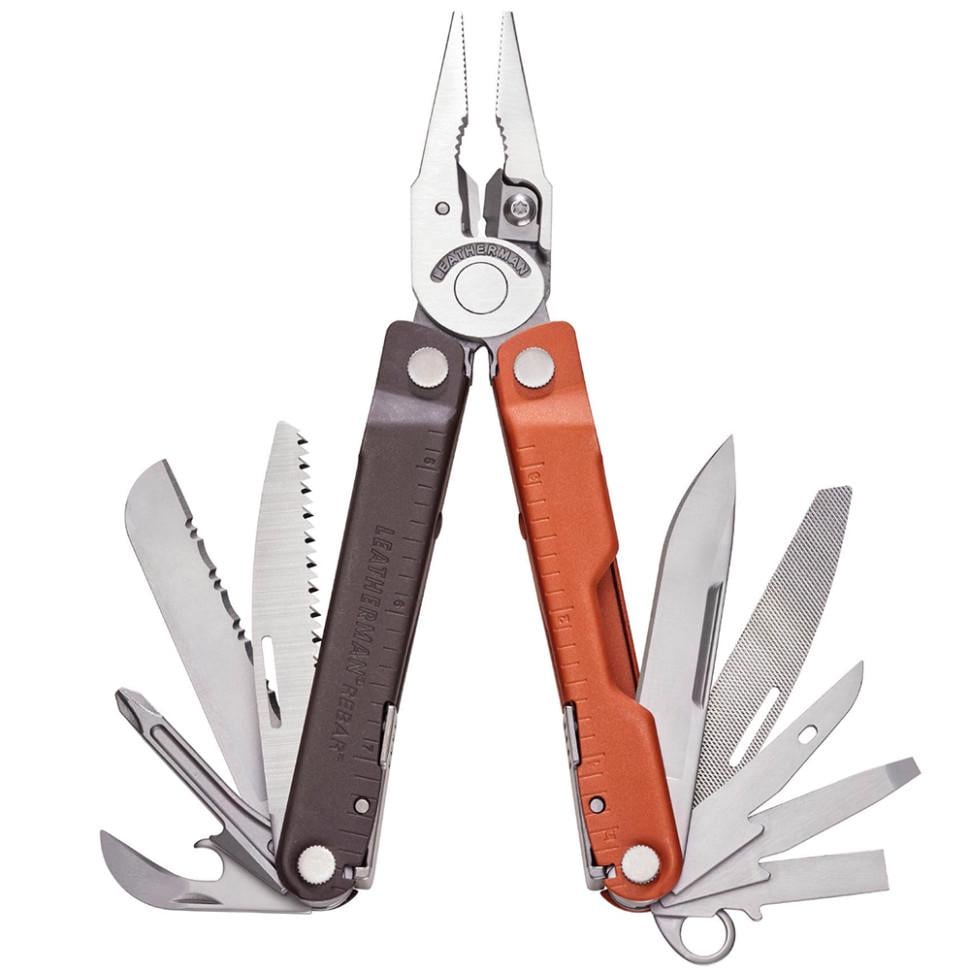 Мультиинструмент с чехлом Leatherman Rebar Burnt Sienna Brown (833313)