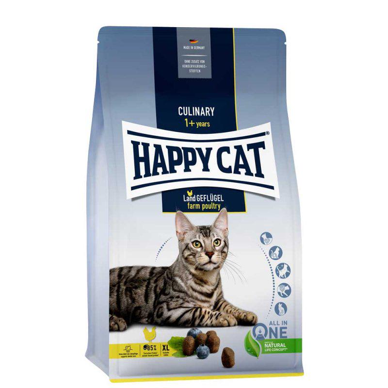 Корм для кішок великих порід Happy Cat Culinary Land Geflugel Домашня птиця 10 кг