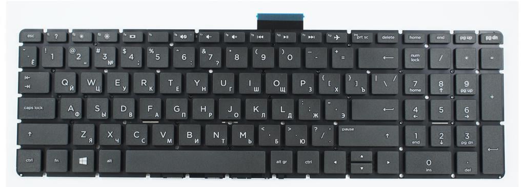 Клавиатура для ноутбука HP Pavilion 15-bw матовая (929906)