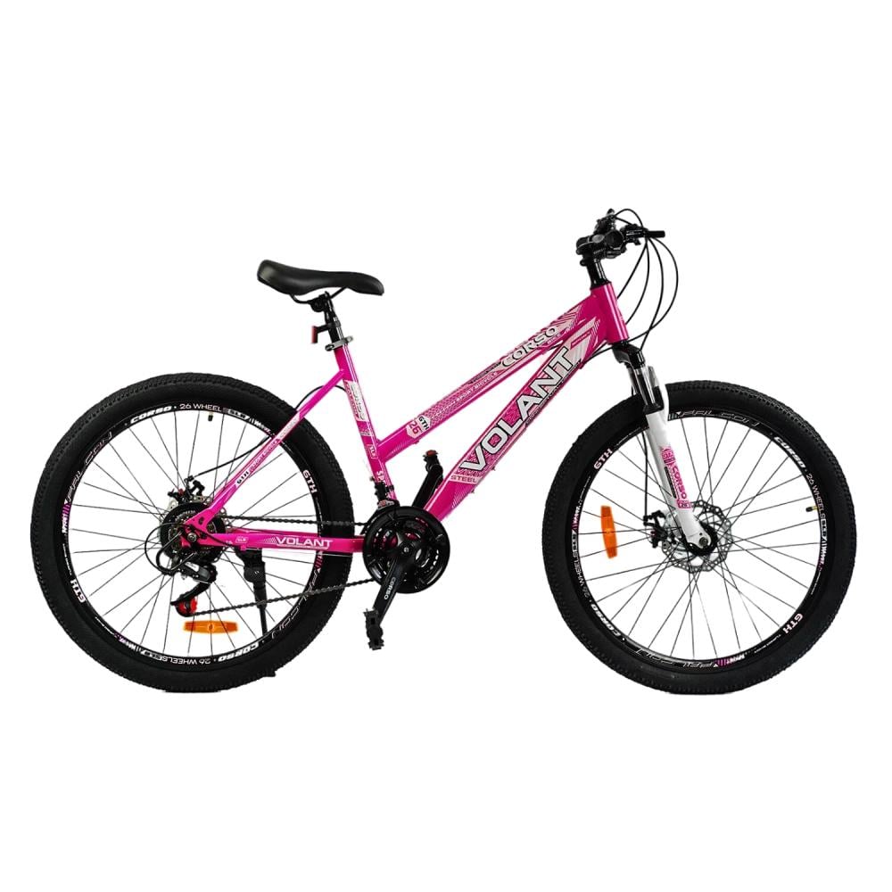 Велоcипед спортивный Corso Volant 26" рама 15" 21 скорость Pink (127118)