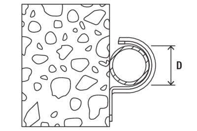 Скоба металева подвійна BSMZ 24 - фото 7 Скоба металева подвійна BSMZ 24 - фото 7