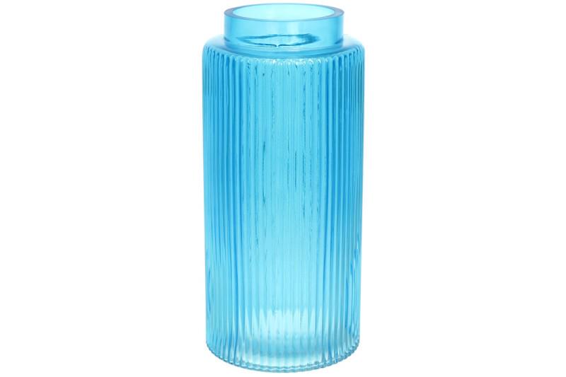 Ваза стеклянная BonaDi 591292 Лазурь 20 см Blue