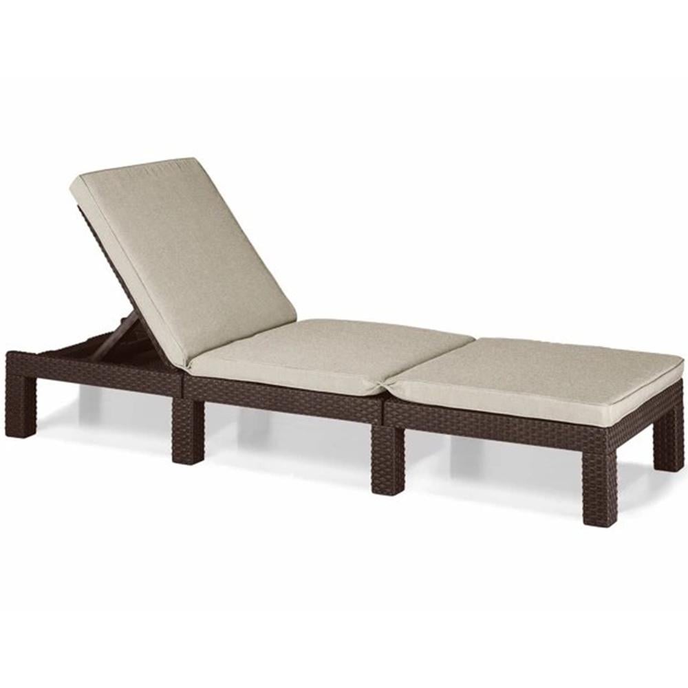 Шезлонг Keter Daytona Deluxe Коричневый (258814)