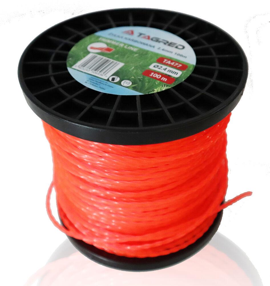 Леска для мотокосы/тримера TAGRED TA477 2,4 мм х 100 м