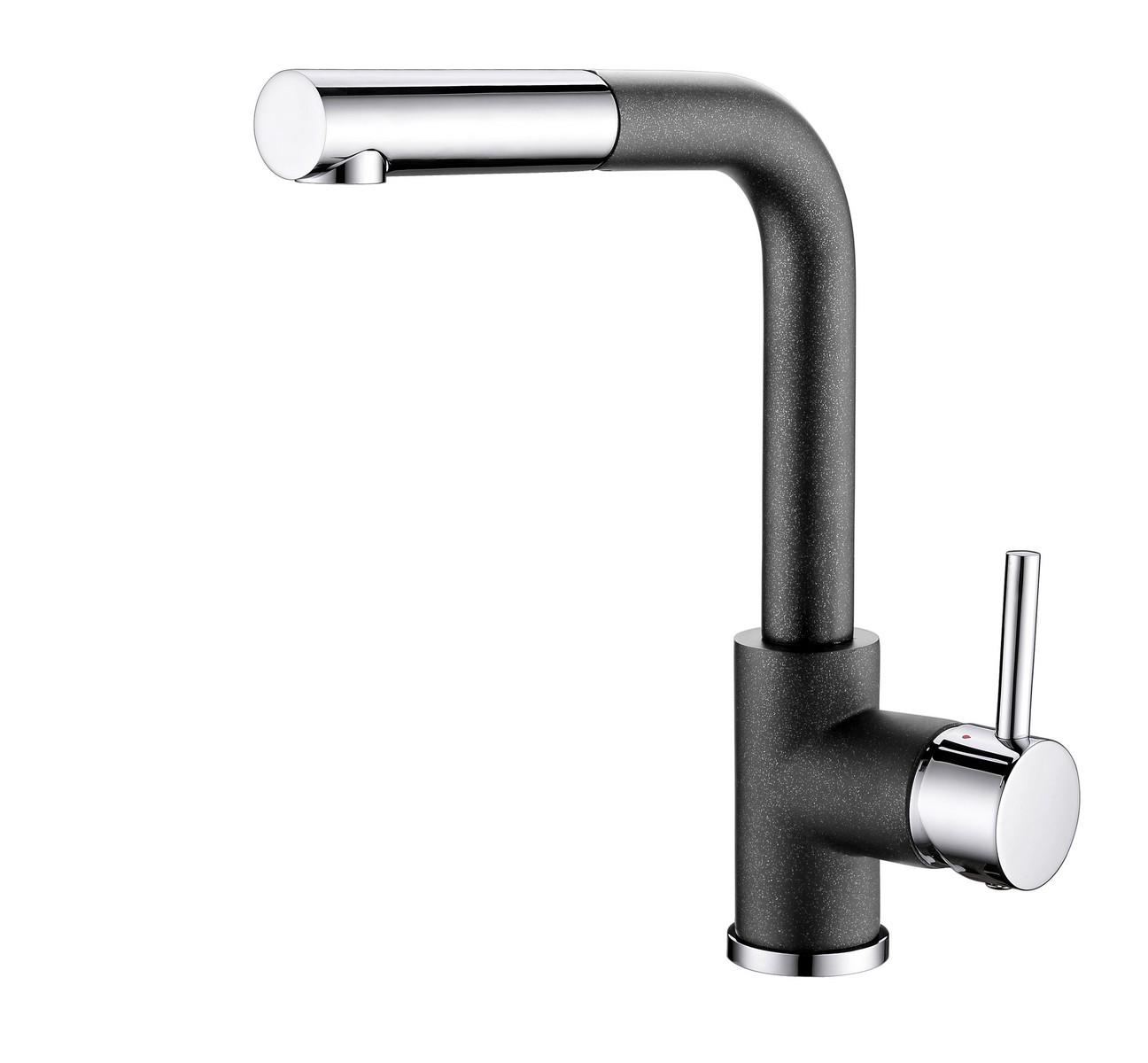 Смеситель кухонный Aquasanita Modus 2383 601 Черный металлик (21320) Смеситель кухонный Aquasanita Modus 2383 601 Черный металлик (21320)