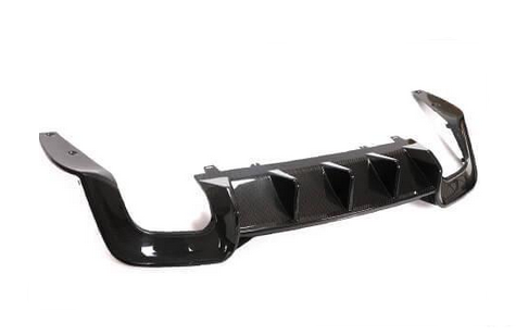 Диффузор заднего бампера DDCarbon V1 для S-Line 2021-2025 DDCarbon для Audi A5 2016-2025 гг. натуральный карбон (133072)