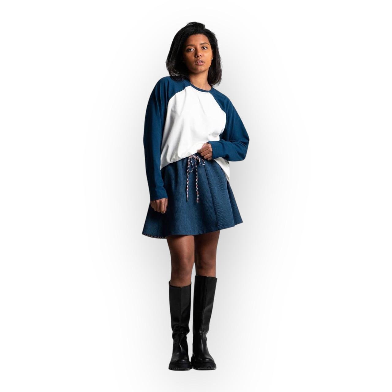 Юбка подростковая для девочки OV2U вельветовая 164 см Синий (29551105) Юбка подростковая для девочки OV2U вельветовая 164 см Синий (29551105)