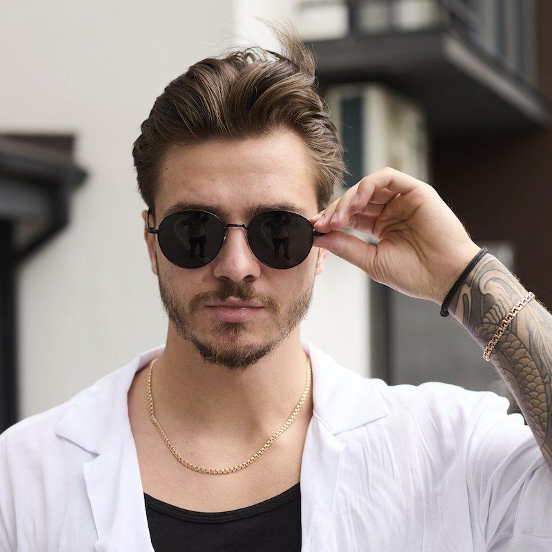 Окуляри сонцезахисні UG001 у металевій оправі з поляризацією Black - фото 3 Окуляри сонцезахисні UG001 у металевій оправі з поляризацією Black - фото 3