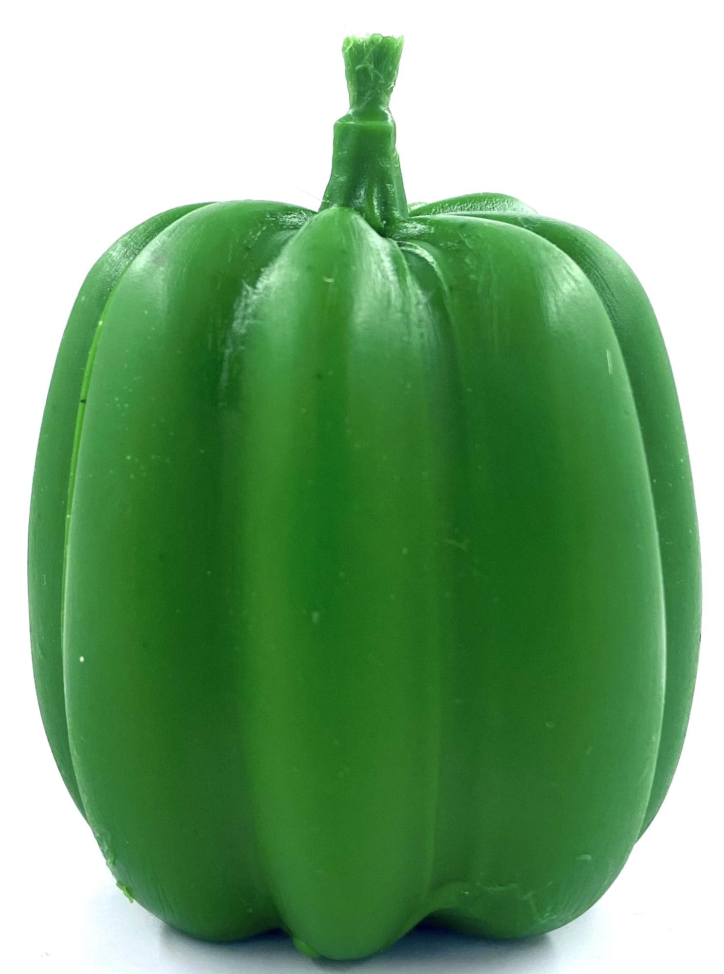 Свеча Тыква 6,5 см Зеленый (1665)