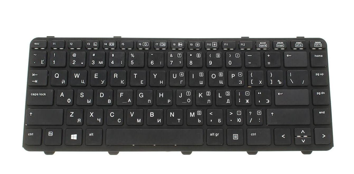 ᐉ Клавиатура для ноутбука HP ProBook 640 G1 645 G1 с подсветкой клавиш ...