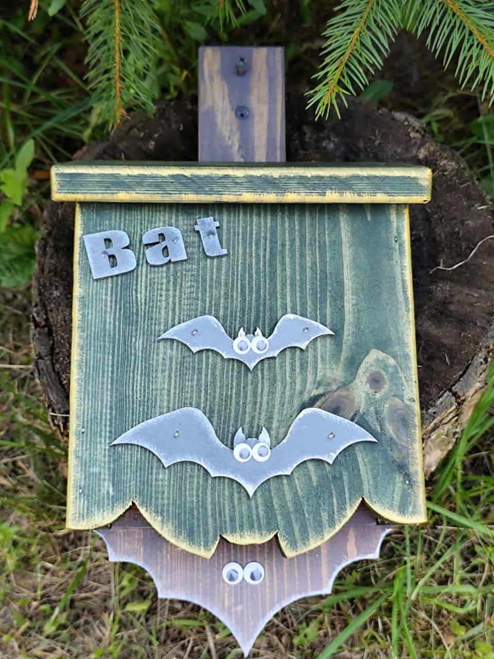 Дом для летучих мышей Сибелла подвесной 30х20х6,5 см Темно-Зеленый - фото 5 Дом для летучих мышей Сибелла подвесной 30х20х6,5 см Темно-Зеленый - фото 5