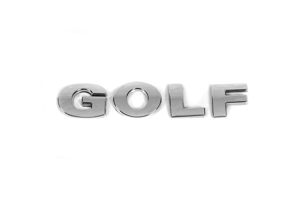 Надпись Golf Davs Auto для Volkswagen Golf 5 abs-пластик Хром