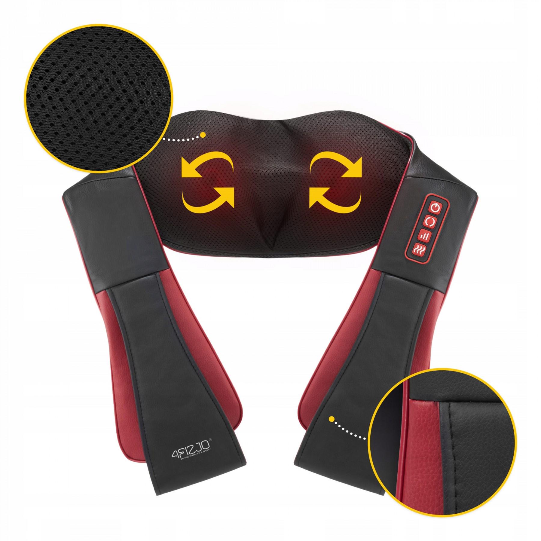 Масажер 4fizjo Shiatsu Pro+ для шиї та спини Black/Red (4FJ0565) - фото 8