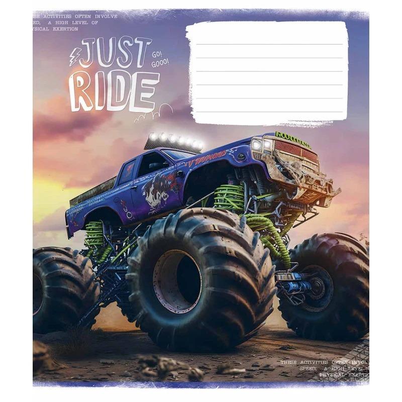 Школьная тетрадь в линейку Школярик 12 листов Разноцветный (NB-286-Z-384)