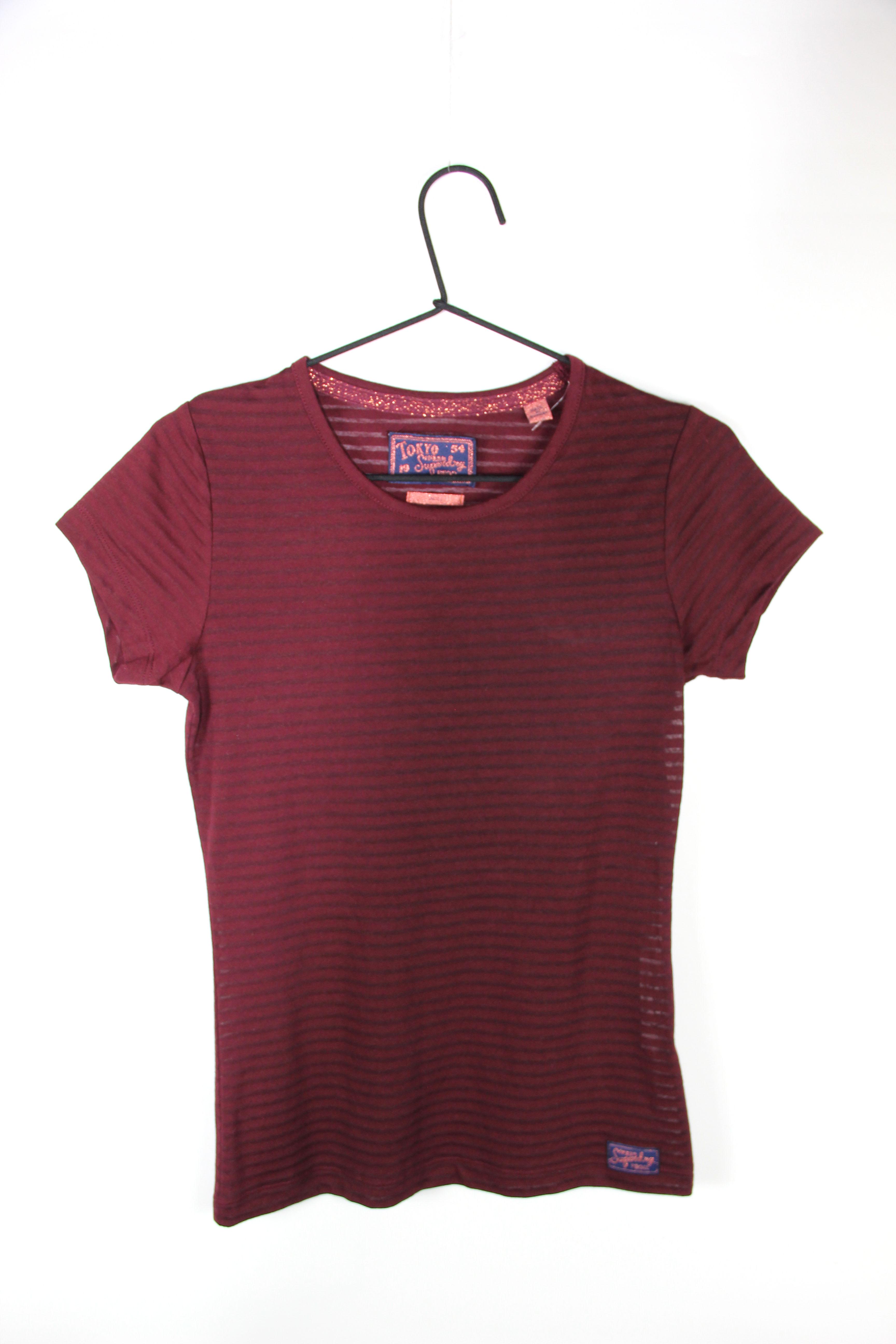 Топ Superdry 227090 S Бордовый