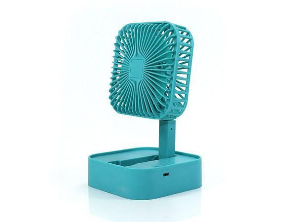 Вентилятор настільний Mini Fan JY-1129 USB Блакитний - фото 5