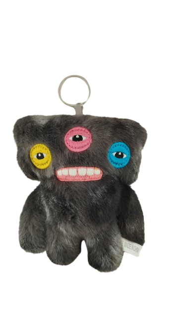 Мягкая игрушка-брелок A-Toys Fuggler Funny Ugly Monster 13 см Черный (000008)