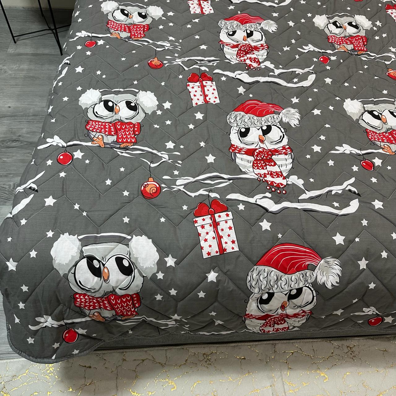 Покрывало-одеяло детское двустороннее Совы 150х210 см Серый (P-DL-5) - фото 4 Покрывало-одеяло детское двустороннее Совы 150х210 см Серый (P-DL-5) - фото 4