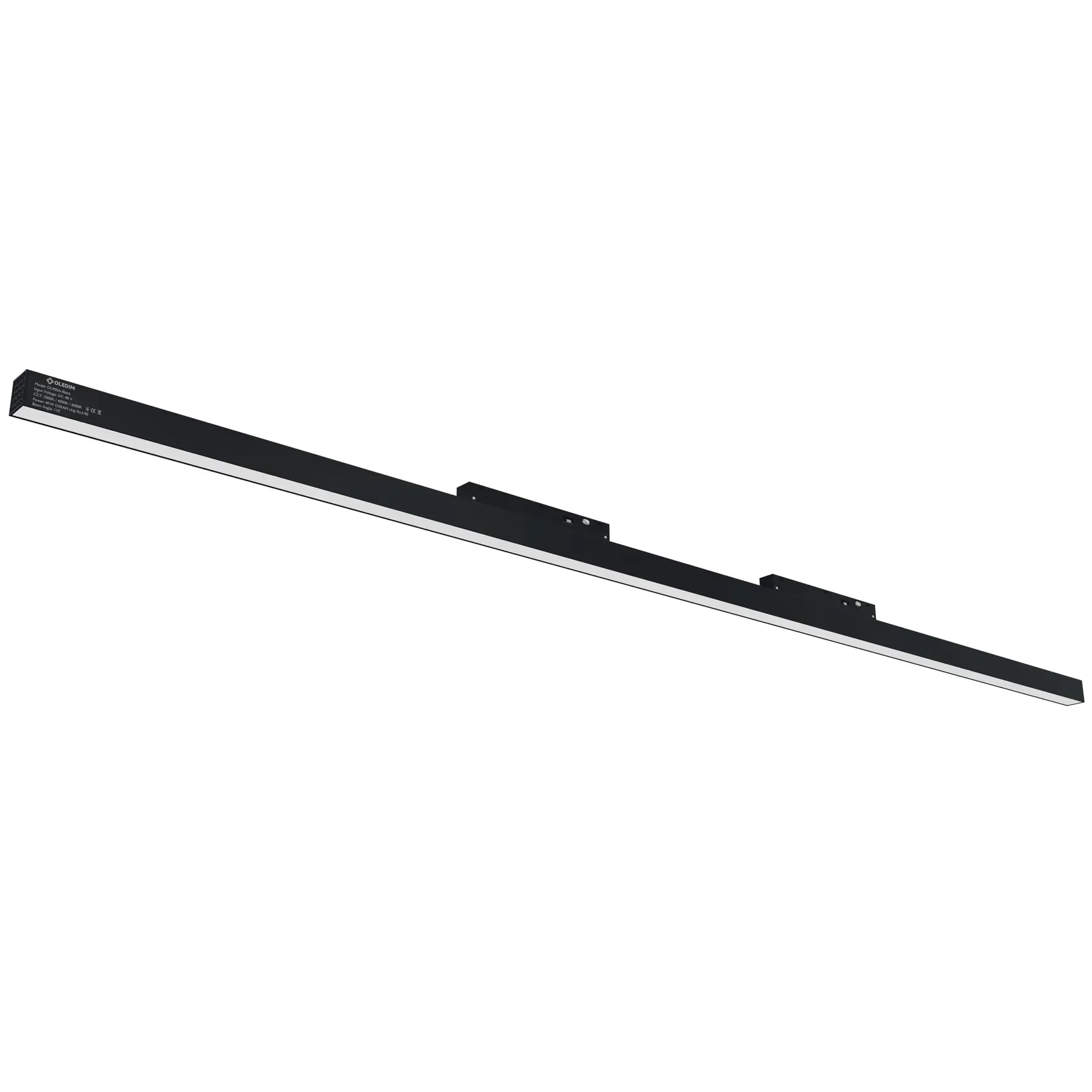 Светильник трековый магнитный OL1200A 40W 3CCT 3000/4000/6000K Черный (33029299)