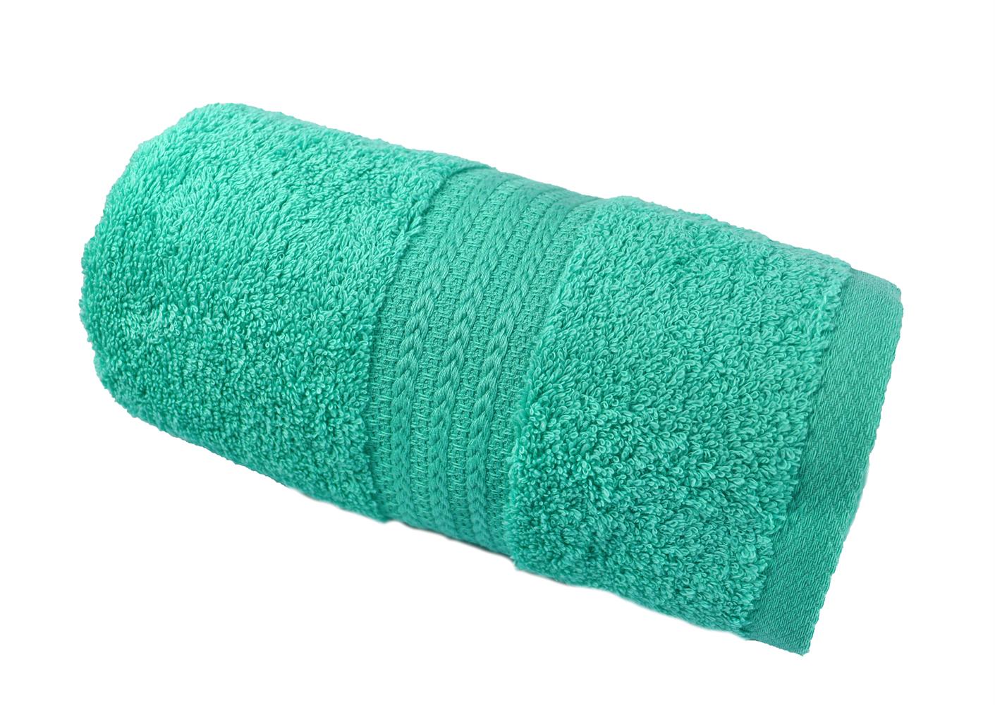 Полотенце Rainbow W.Green 50х90 см 500г/м2 Бирюзовый - фото 1