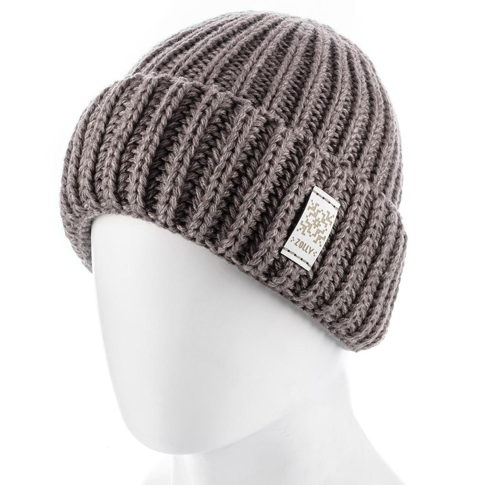 Шапка жіноча Zolly ZH234 на флісовій підкладці вовняна L р. 57-58 Бежевий (117680)