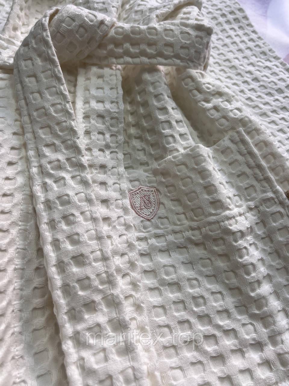 Халат жіночий вафельний Nusa M бавовна Білий (2703973337) - фото 5 Халат жіночий вафельний Nusa M бавовна Білий (2703973337) - фото 5