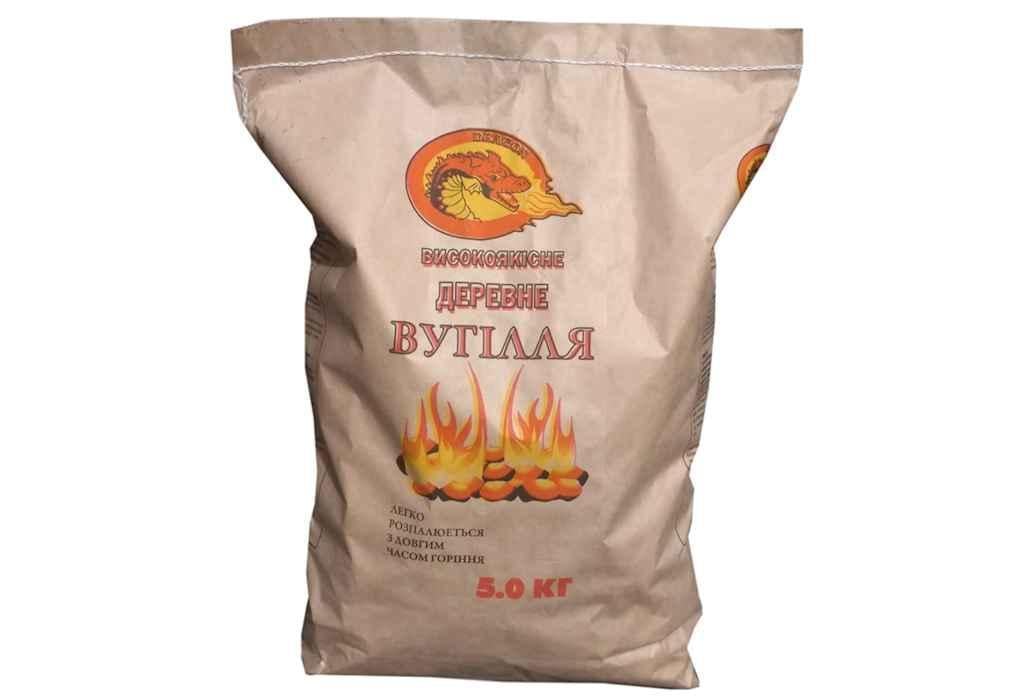 Уголь древесный Dragon 5 кг (1872817151)