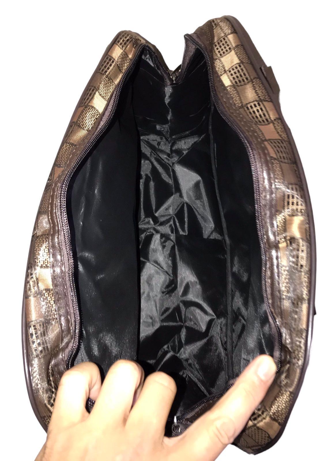 Сумка дорожная ручная кладь с длинным ремнем через плечо Темно-коричневый (8802BB) - фото 5 Сумка дорожная ручная кладь с длинным ремнем через плечо Темно-коричневый (8802BB) - фото 5