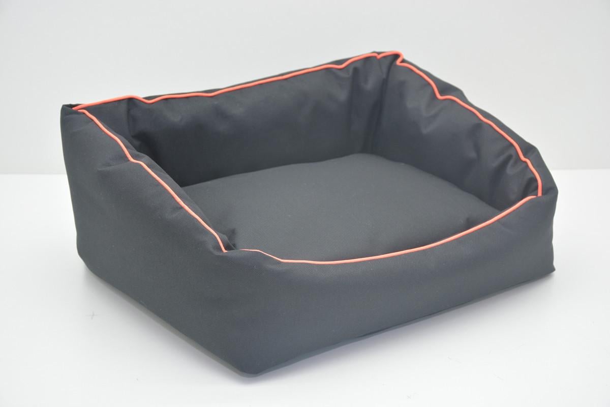 Лежак для собак Шик №6 580х800х240 мм Черный