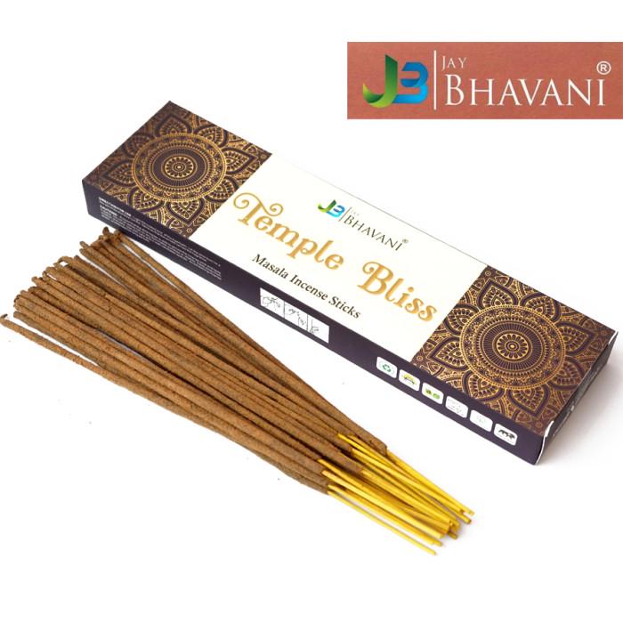 Аромапалочки JAY BHAVANI Temple Bliss 50 г (9130965) - фото 2 Аромапалочки JAY BHAVANI Temple Bliss 50 г (9130965) - фото 2