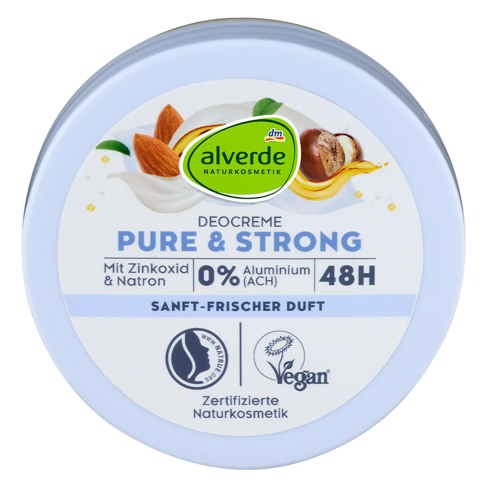 Дезодорант крем Alverde Naturkosmetik Чистый и сильный 50 мл (EPI-15102025-137)