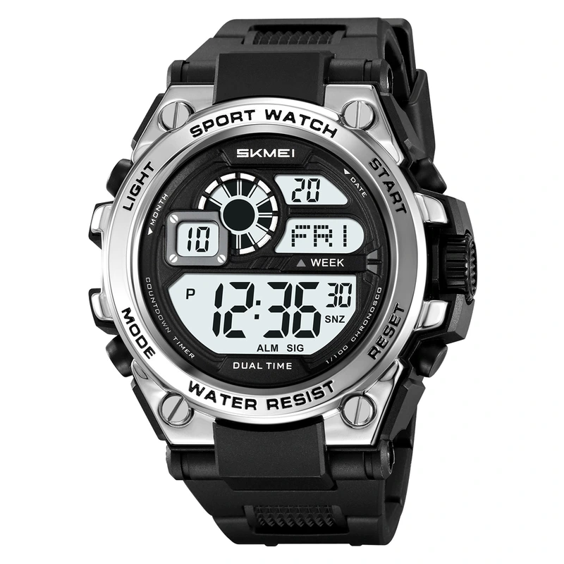 Наручний годинник Skmei 2318BKSI Black/Silver