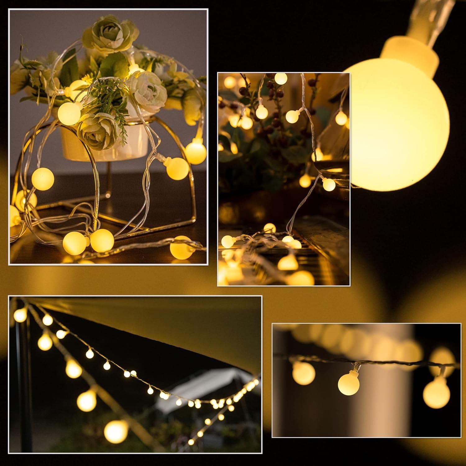 Гірлянда світлодіодна VENNKE на батарейках та пультом дистанційного керування 6 м Жовтий (13304619) - фото 7 Гірлянда світлодіодна VENNKE на батарейках та пультом дистанційного керування 6 м Жовтий (13304619) - фото 7