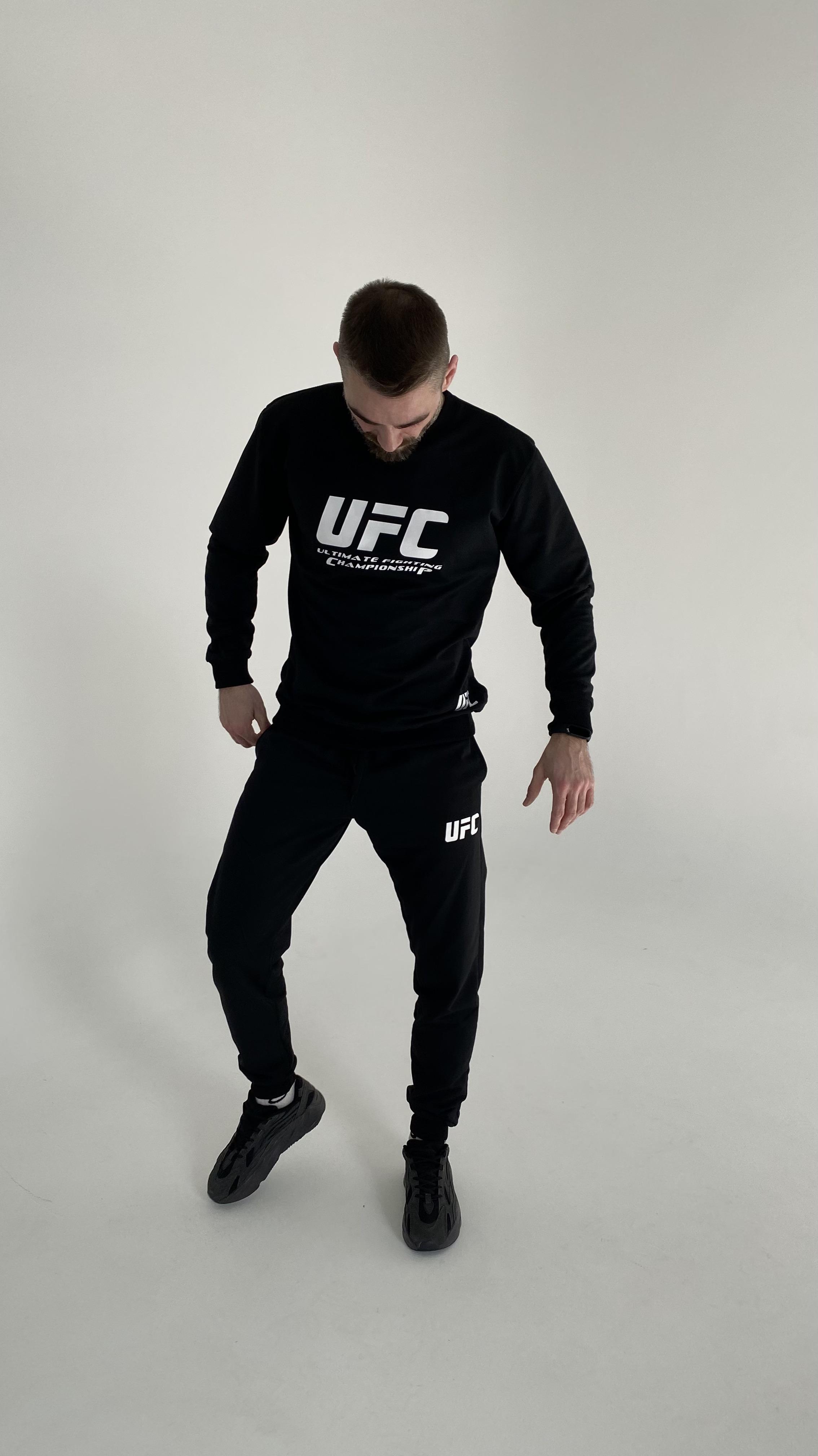 Спортивный костюм мужской UFC XS Черный (10048848) - фото 10