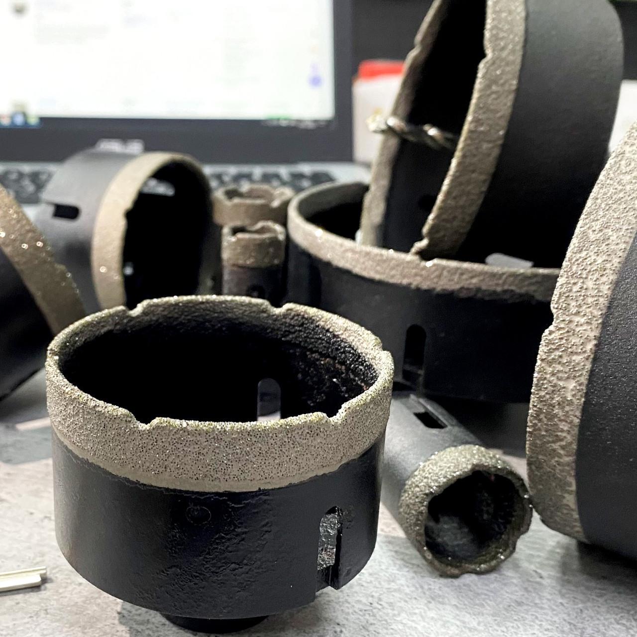 Коронка для плитки/керамогранита TOMAX 45 мм на УШМ/болгарку алмазная (1688136553) - фото 4 Коронка для плитки/керамогранита TOMAX 45 мм на УШМ/болгарку алмазная (1688136553) - фото 4