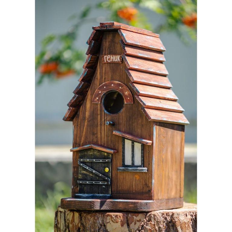 Скворечник Геник из дерева обработанного защитной декоративной пропиткой 37×18×26 см Скворечник Геник из дерева обработанного защитной декоративной пропиткой 37×18×26 см