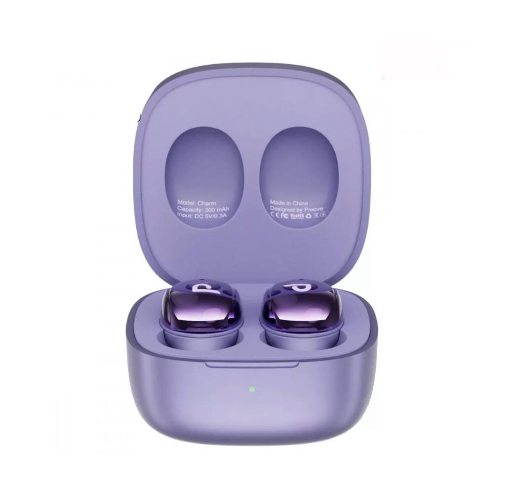 Наушники беспроводные Proove Charm TWS APP Purple (м00608)