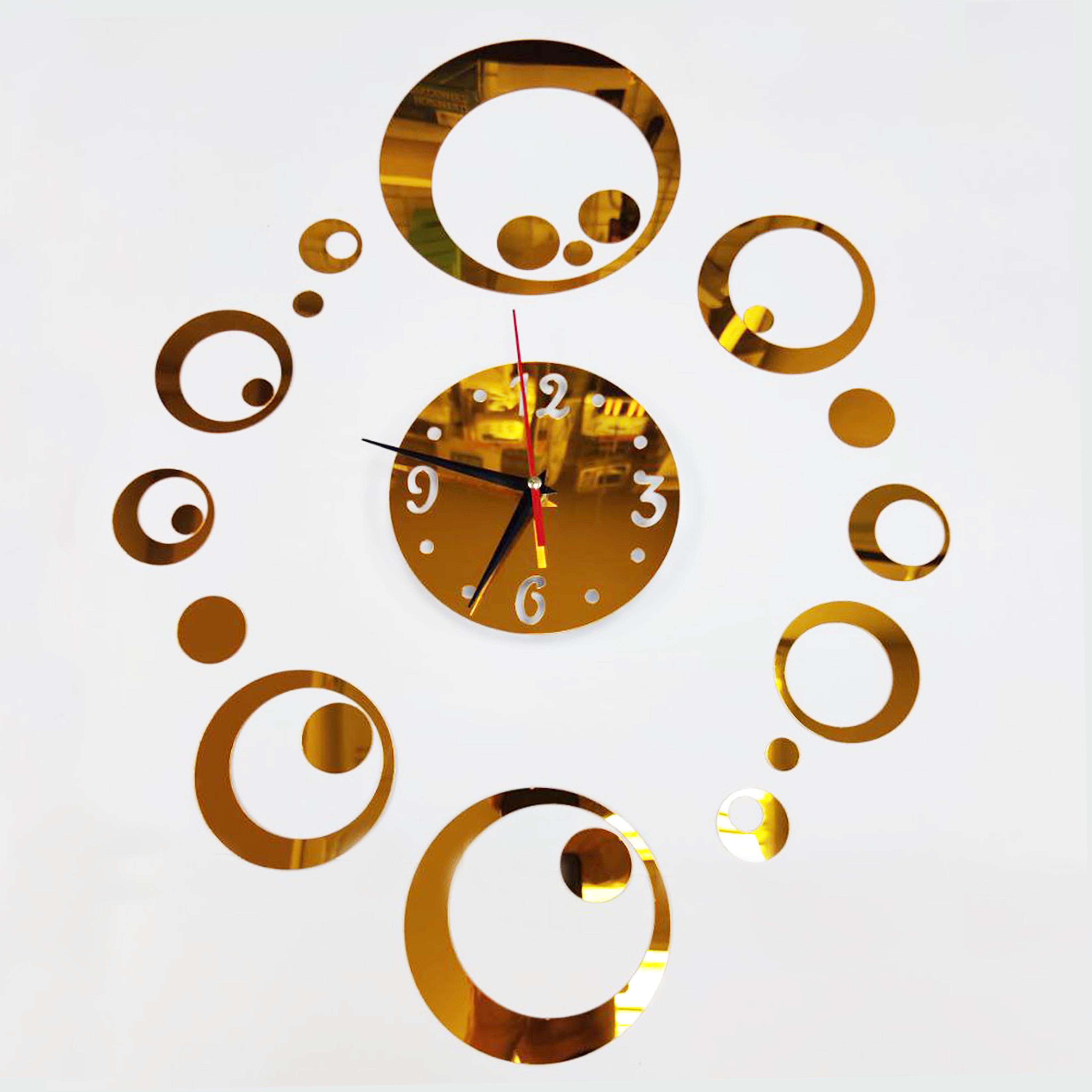 Настенные 3D часы с зеркальным эффектом Sphere 50х85 см (1012343)