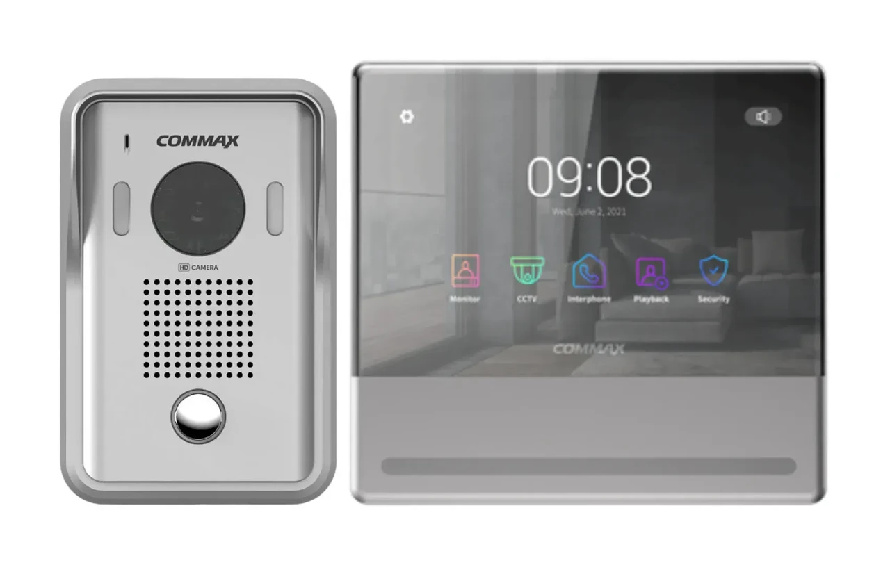 Комплект відеодомофона Commax CIP-70QPT 7'' Wi-Fi + CIP-D20YS 125° Комплект відеодомофона Commax CIP-70QPT 7'' Wi-Fi + CIP-D20YS 125°