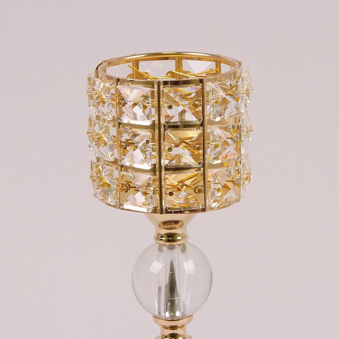 Свічник металевий Flora 29,5 см (38465) - фото 2 Свічник металевий Flora 29,5 см (38465) - фото 2