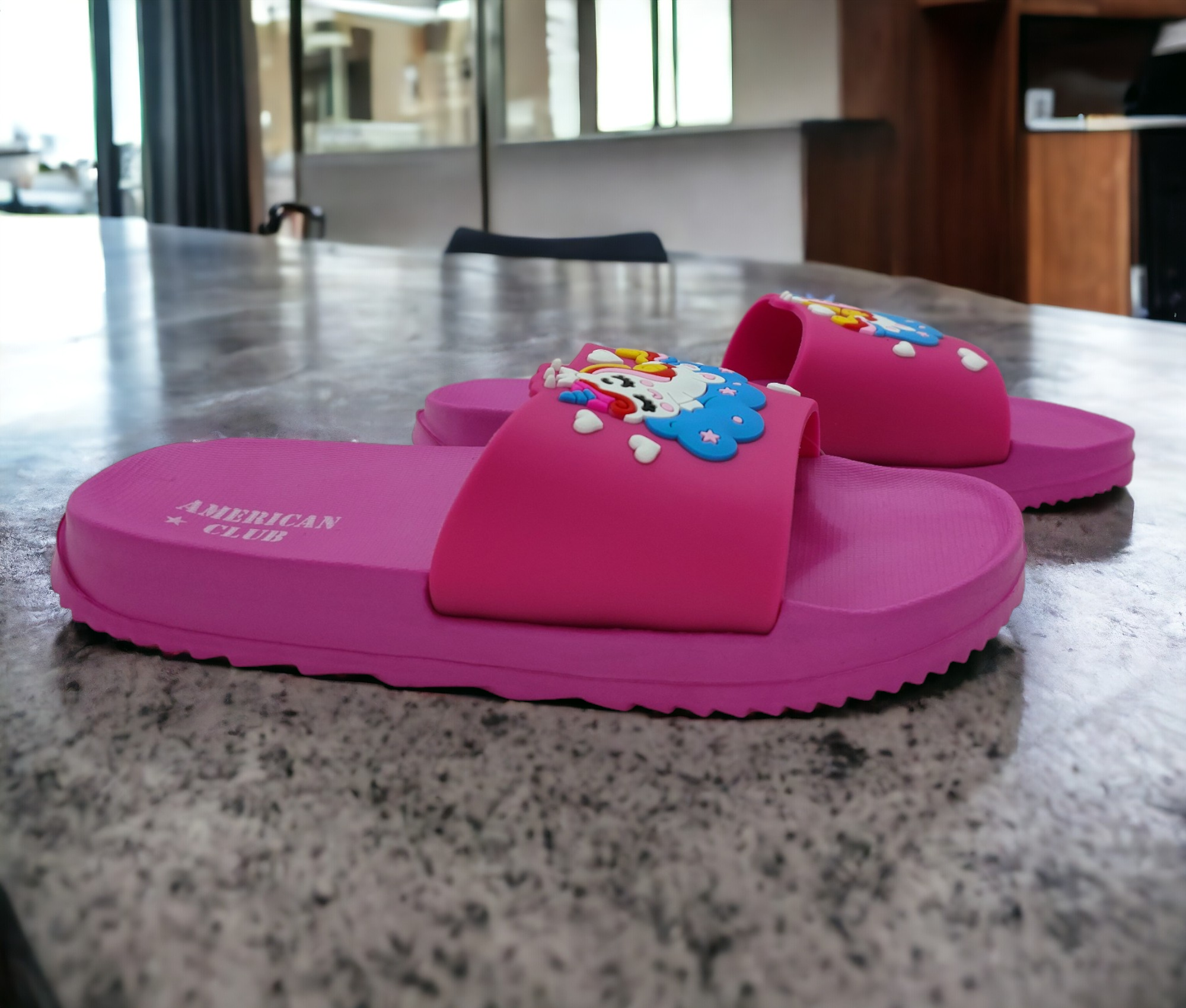 Шльопанці American Club 104/23P р. 33 Рожевий (17892156)