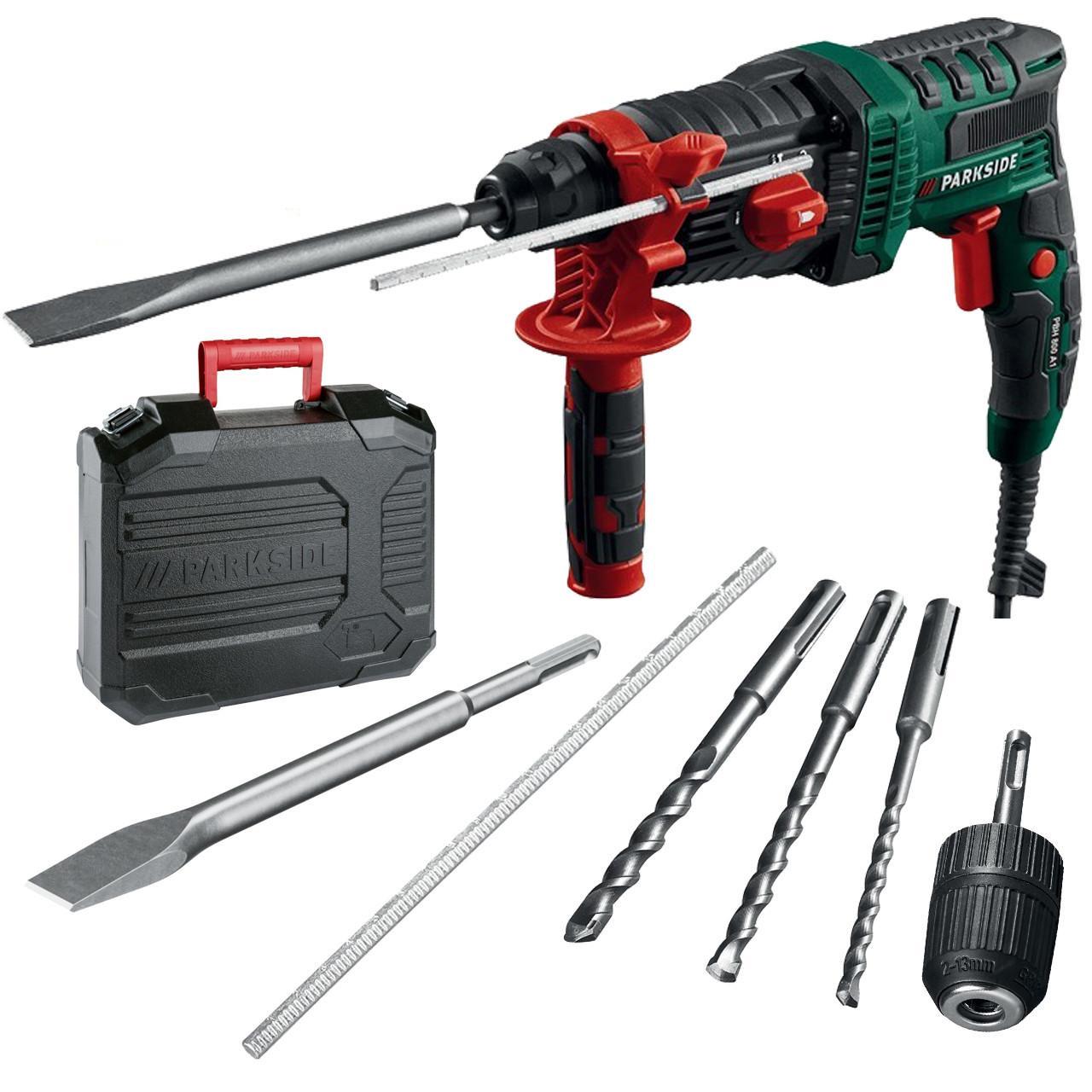 Дриль ударний перфоратор PARKSIDE PBH 800 A1 SDS-plus (PBH 800 A1) - фото 9 Дриль ударний перфоратор PARKSIDE PBH 800 A1 SDS-plus (PBH 800 A1) - фото 9