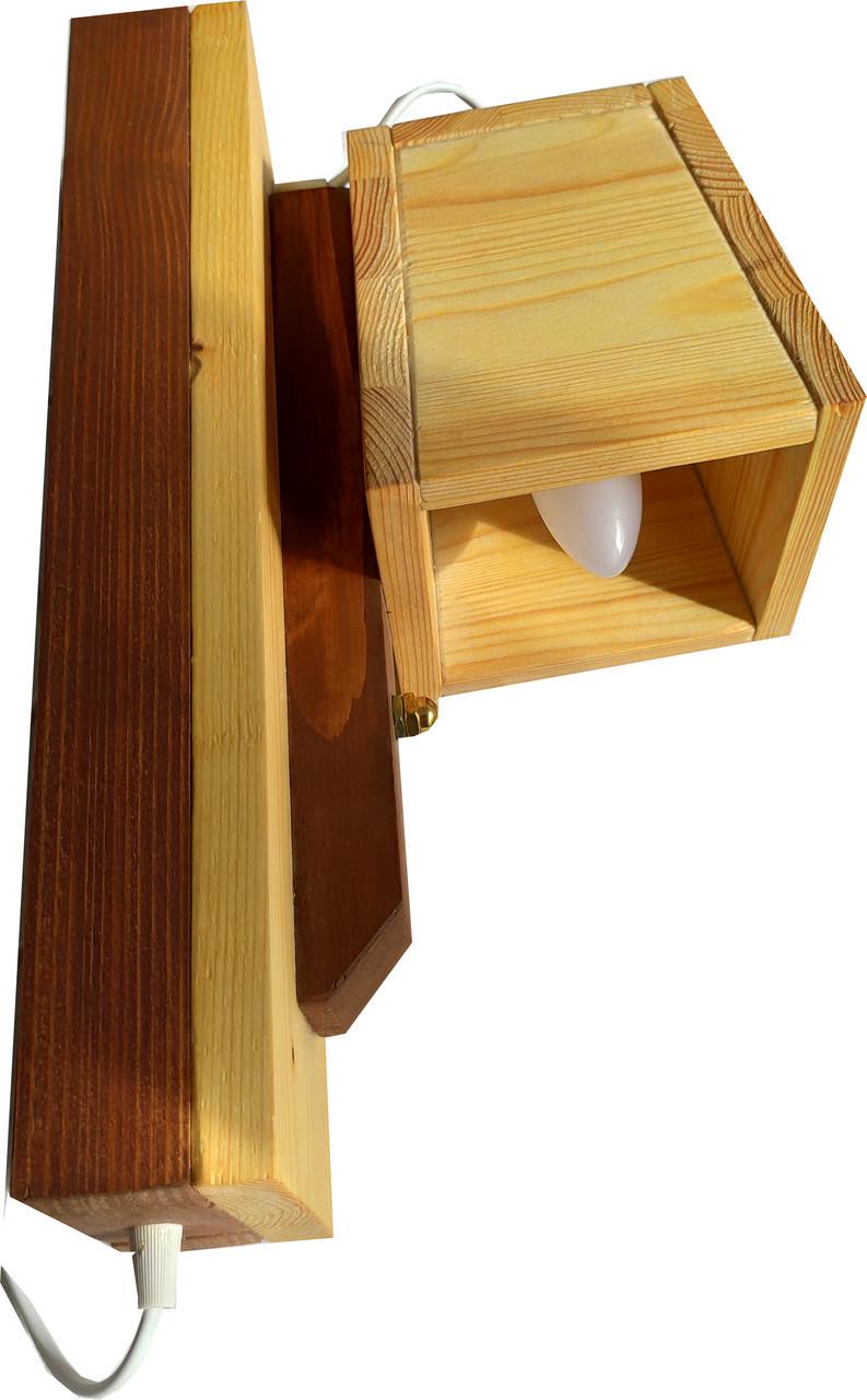 Светильник бра Лофт из дерева (2089080750) - фото 4 Светильник бра Лофт из дерева (2089080750) - фото 4