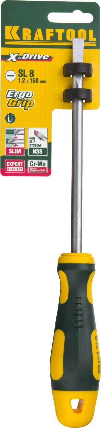 Отвертка Kraftool SL8 EXPERT X-Drive 150 мм (250071-8.0-150)