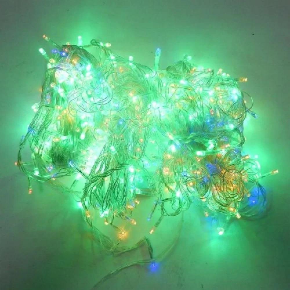 Гирлянда нить LED 1000 Мультицвет 32 м прозрачный провод 1-10 Гирлянда нить LED 1000 Мультицвет 32 м прозрачный провод 1-10