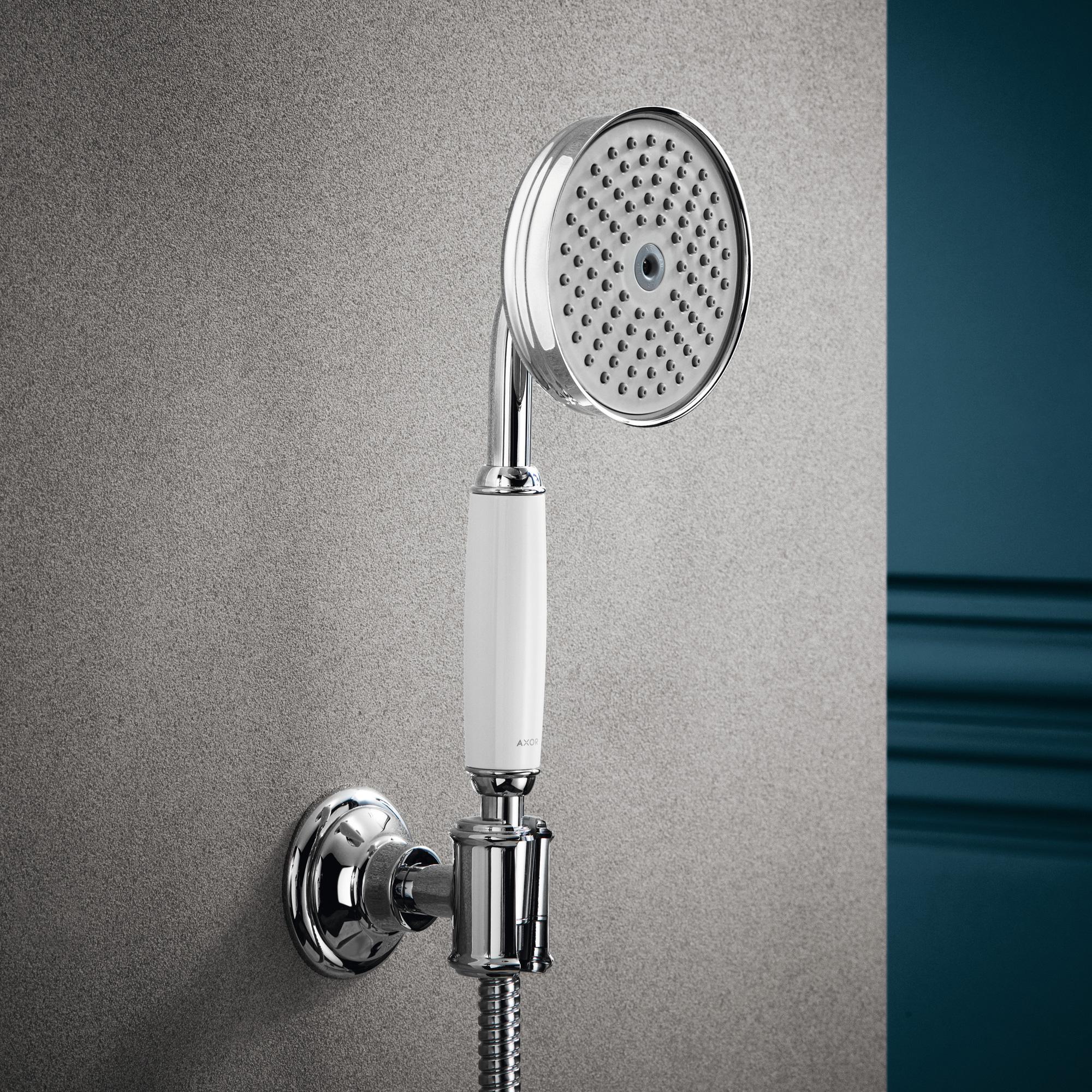 Душевая лейка Hansgrohe AXOR Montreux 16320000 однорежимная 106 мм Белый (143796) - фото 4