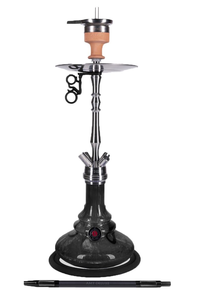 Кальян AMY Deluxe SS 07 Palm steel BASIC на 1 персону 70 см Черный (1750746853)